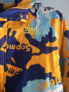 Cool Camo yellow and blue Print Jacket