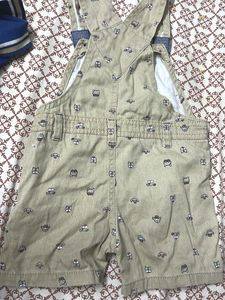 USA  Baby boy Overalls with Dog Print