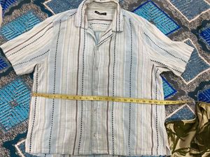 Men's Striped Short Sleeve Shirt