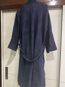 Comfortable Navy Robe for couple with loving vibes