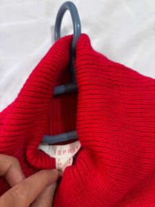 💟Original Spirit Red Turtleneck Sweater M