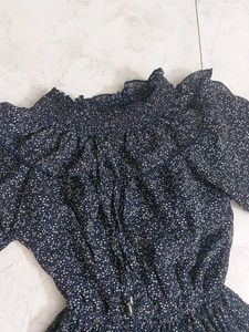 Dark Blue flowy dress 👗