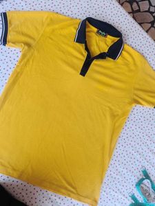 Men's Yellow Polo T-Shirt