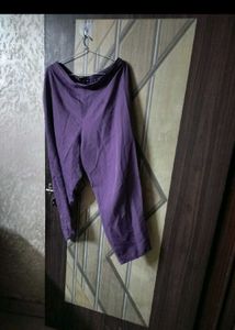 Purple Kurta bottom set