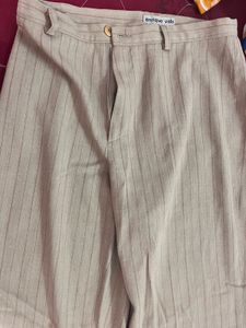 Striped High-Waisted Pants