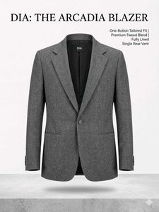 Stylish Grey Blazer Jacket