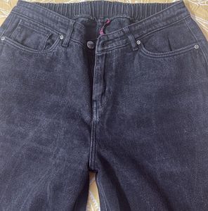 Black Wash Denim Jeans