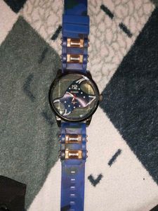 Curren Quartz Watch - Blue Accent