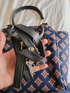 Handbag - Indigo Ethnic Bag