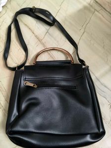 Ted Baker Black Tassel Shoulder Bag
