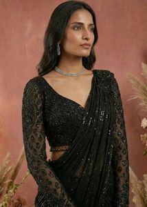 Black Stone Embroidered