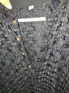 Black Sequined Kurta