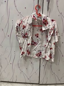 Floral Print Short Sleeve Shirt