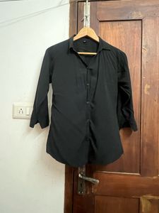 Classic Black Button-Up Shirt