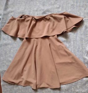 Women's Off-Shoulder Ruffle Dress