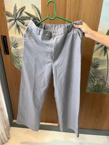 Light Grey Cropped Pants
