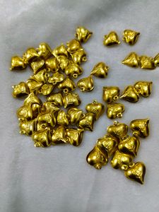 Metal Heart Golden Colour
