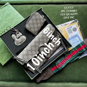 GUCCI GIFT SET* SLING BAG+ MULTI CARD HOLDER+KEYCH