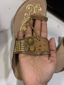 Embellished Flat Sandals