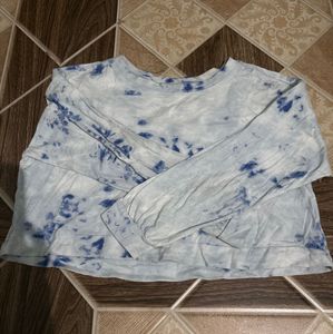 cute blue crop top