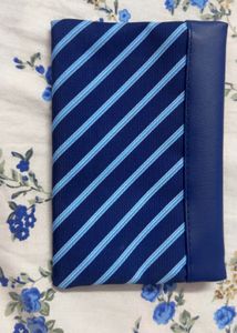 Classic Blue Striped Wallet