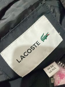 Original Lacoste Black Bomber Jacket