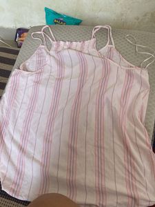 Striped Spaghetti Strap Tank Top