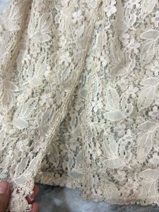 vintage lace button up top