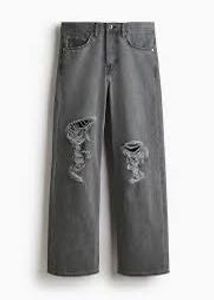 Gray Ripped Jeans