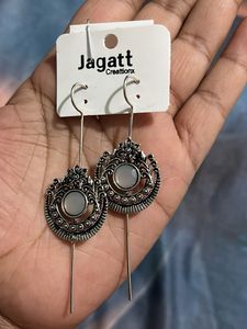 Jagatt Creations Oxidized Earrings
