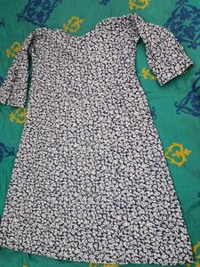Floral Print A-Line Dress