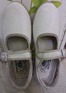 White Mary Jane School Shoes