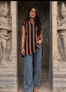 Stylish Striped Ethnic Kurta