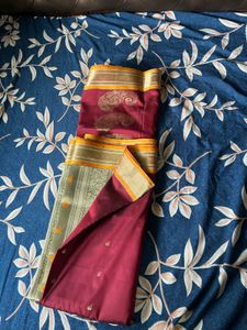 Brown Silk Paithani Saree with blouse