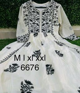 Beautiful Black Anarkali with mirror work