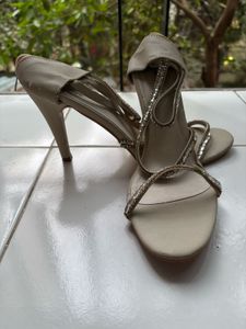 Elegant Embellished Heeled Sandals