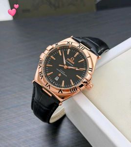 Elegant Omega Constellation Rose Gold Watch with G
