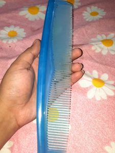 Two Plastic Combs - Orange and Blue