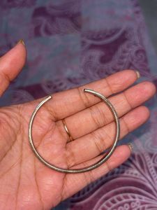 Rose Gold Engraved Cuff Bracelet | Open Bangle