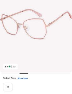 lenskart Pink Blue Light computer glasses