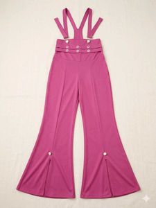 Flared Jumpsuit with Suspenders | 8-10 year girl
