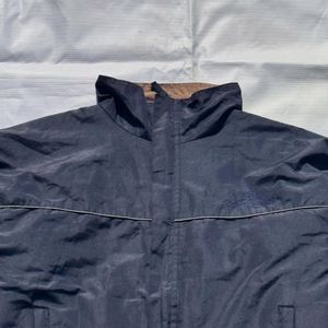 Men's Navy &amp; Tan Athletic Jacket