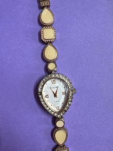Elegant Fashion Watch with Embellishments