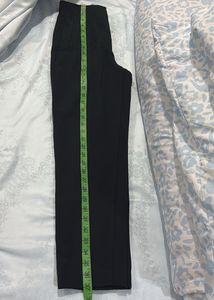 Zara Black High-Waisted Trousers