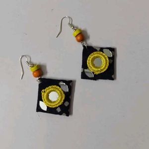 Handcrafted Fabric Earrings
