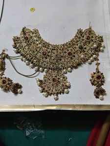 Elegant Kundan Bridal Jewelry Set