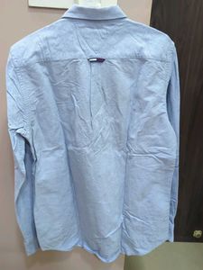 Tommy Jeans Men's Blue Button-Down Shirt