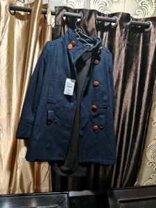 Stylish winter navy blue 🔵 coat and dress free