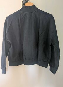 Black Lightweight Zip-Up Jacket