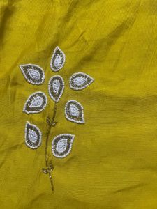 Vibrant Yellow Kurta Palazzo Set